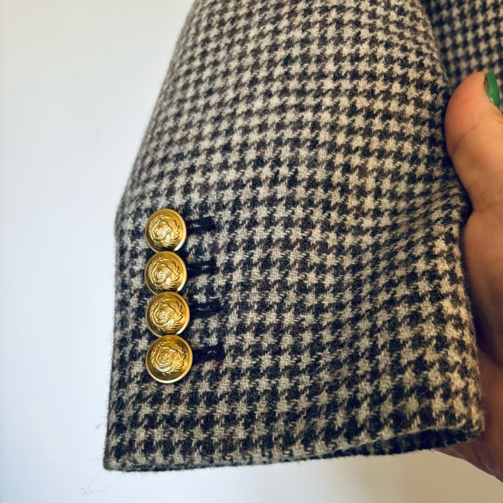 J. Crew Rhodes Puppytooth Blazer 100% Wool - Picture 10 of 15